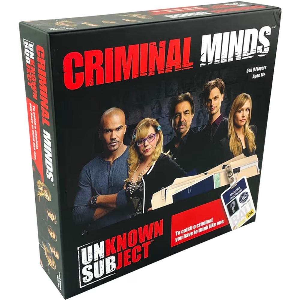 NWT Criminal Minds Unknown Subject Board Game!
